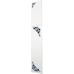 Kit Porte + Trappe décor EASY WIFI (découpe motif Bulles) KPTS374102