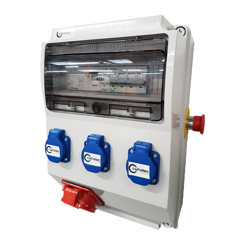 Coffret de Chantier 3 prises 230v / 1 prise 400v
